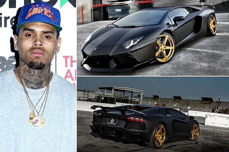 Chris Brown & Ammika Harris –  Lamborghini Aventador , Estimated $450K