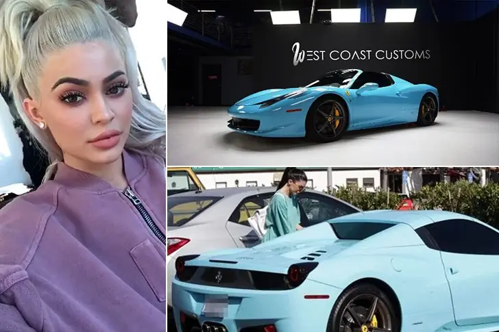 Kylie Jenner & Travis Scott –    Ferrari 458 Spider , Estimated $250K