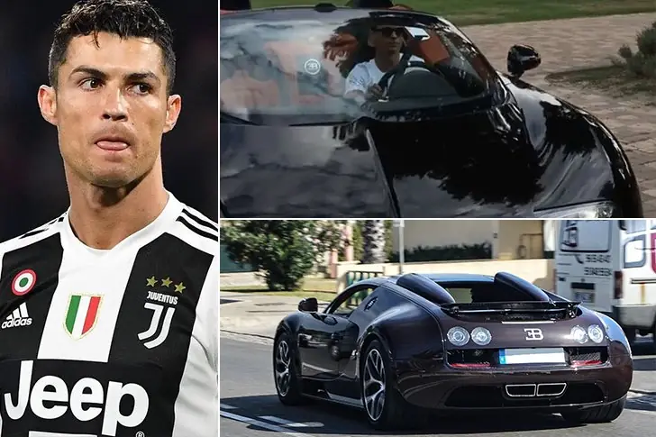 Cristiano Ronaldo & Georgina Rodriguez-  Bugatti Veyron , Estimated $2.5 Million