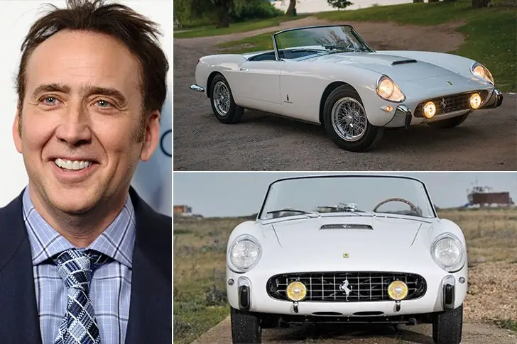 Nicolas Cage  – 1958  Ferrari 250 GT Pininfarina , Estimated $3.6 Million