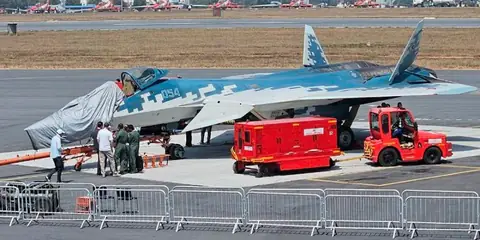 Russian and American Fighter Jets Share the Skies at Aero India 2025