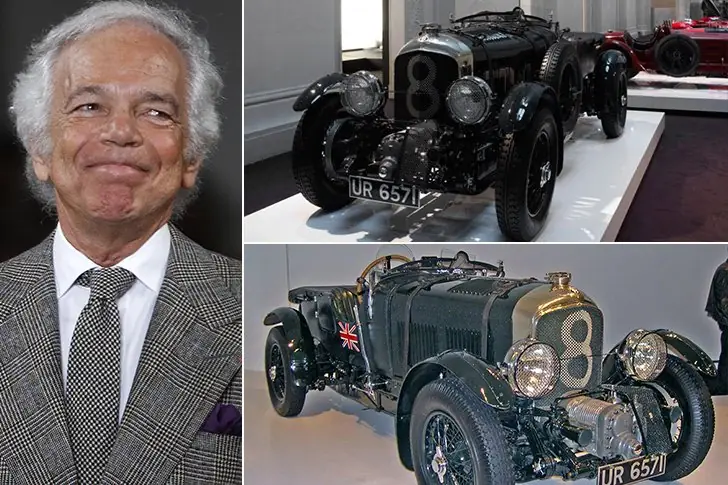 Ralph Lauren & Ricky Lauren –  Vintage Bentley Blower , Estimated $5 Million