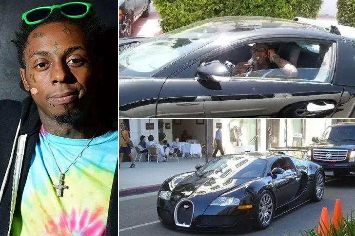 Lil’ Wayne –  Bugatti Veyron , Estimated $2.5 Million