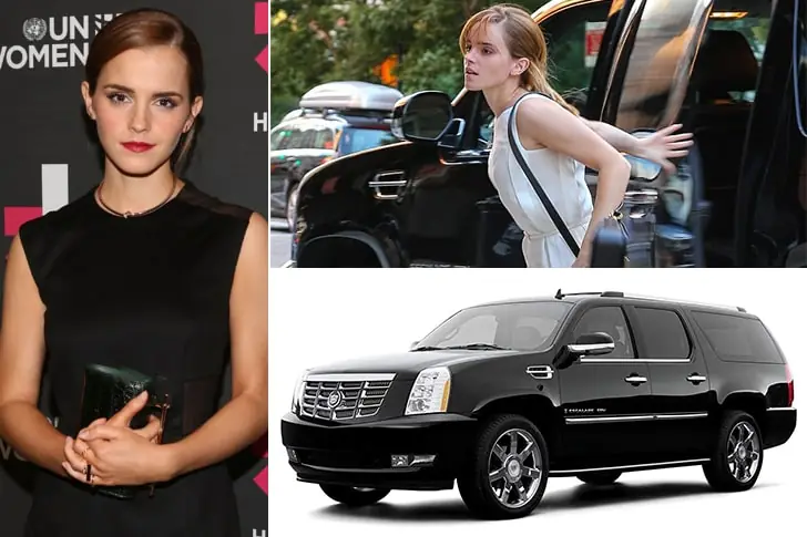Emma Watson —  Cadillac Escalade , Estimated at $75K