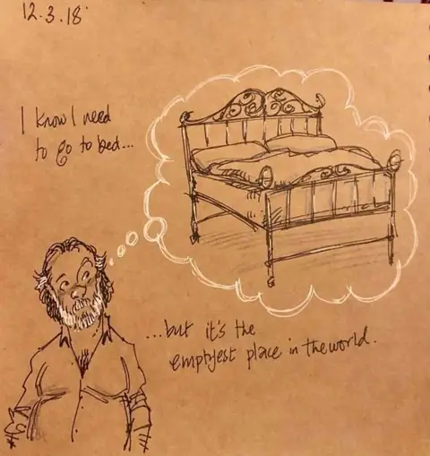 Disney Animator Draws Heartbreaking Illustrations After Wife Passes Away