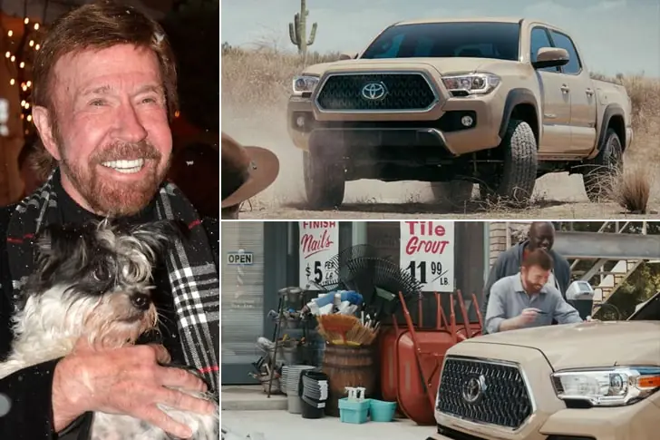 Chuck Norris —  Toyota Tacoma , Estimated $31.5K