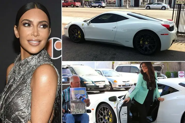 Kim Kardashian & Kanye West –    Ferrari 458 Italia , Estimated $325K