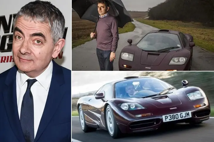 Rowan Atkinson —  1992 McLaren F1 , Estimated $15.62 Million